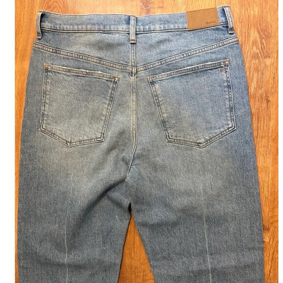 Madewell Blue Straight Leg Jeans - Picture 9 of 9